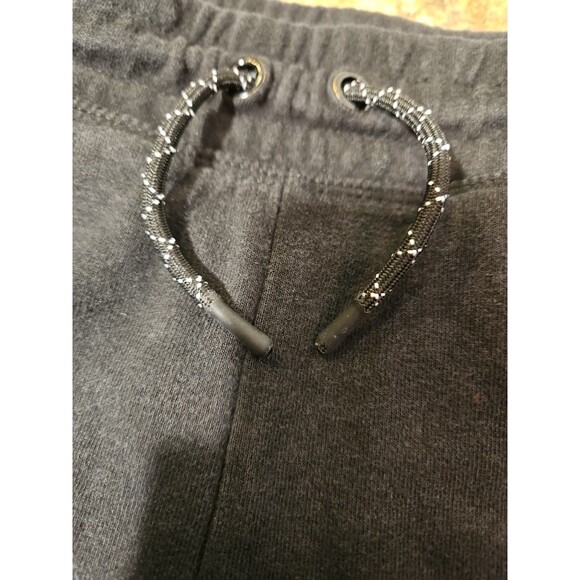 Gap Fit Navy Black Shorts Sz. Lg Zip Pockets Elastic Waist & Drawstring (A171) - Picture 8 of 8